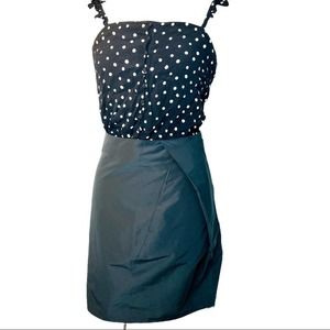 Marni Black Foldover Asymmetric Black Mini Skirt Size 38